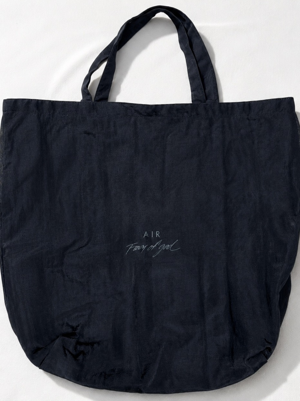 Nike Air x Fear of God 1 Black Dust/Tote Bag